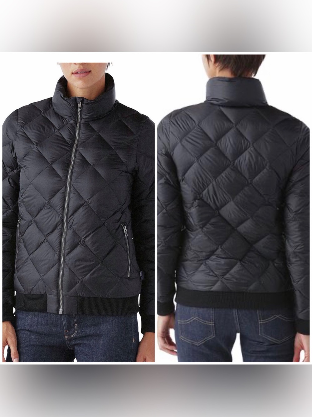 Women’s Patagonia Black Quilted Packable Puffer Jacket
